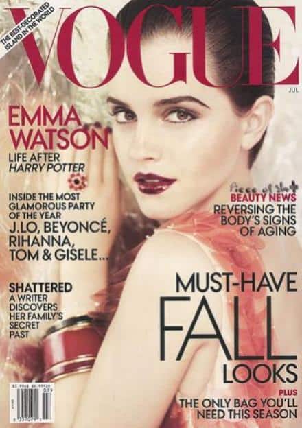emma watson 2011 vogue cover. 2011 Emma Watson Covers Vogue
