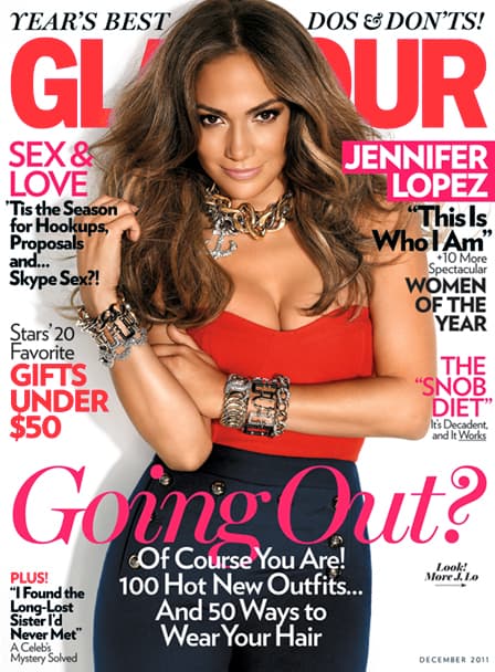 Jennifer Lopez is looking quite sexy on the cover of Glamour Magazine and